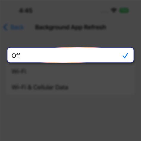 Open the Settings app. Tap General. Tap Background App Refresh. Tap the switch next to the apps that you want to turn off Background App Refresh on. You'll know Background App Refresh is off on a particular app when its switch is gray and positioned to the left. Subscribe.